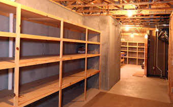 Basement Storage Area