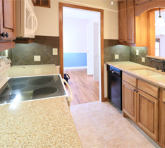 Smaller kitchen counters